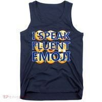 I Speak Fluent Emoji Tank Top thumb 0