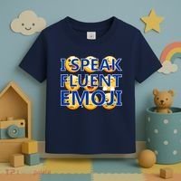 I Speak Fluent Emoji Toddler T-Shirt thumb 3