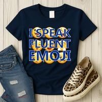 I Speak Fluent Emoji Women's T-Shirt thumb 3