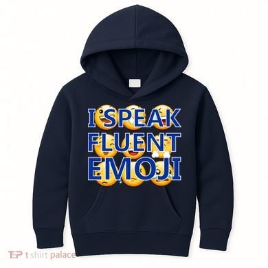 I Speak Fluent Emoji Kids Hoodie