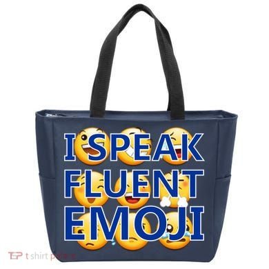 I Speak Fluent Emoji Tote Bag