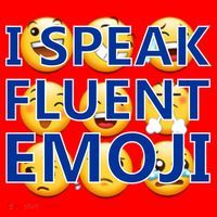 I Speak Fluent Emoji Santa Hat thumb 1