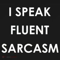 I Speak Fluent Sarcasm Apron thumb 3