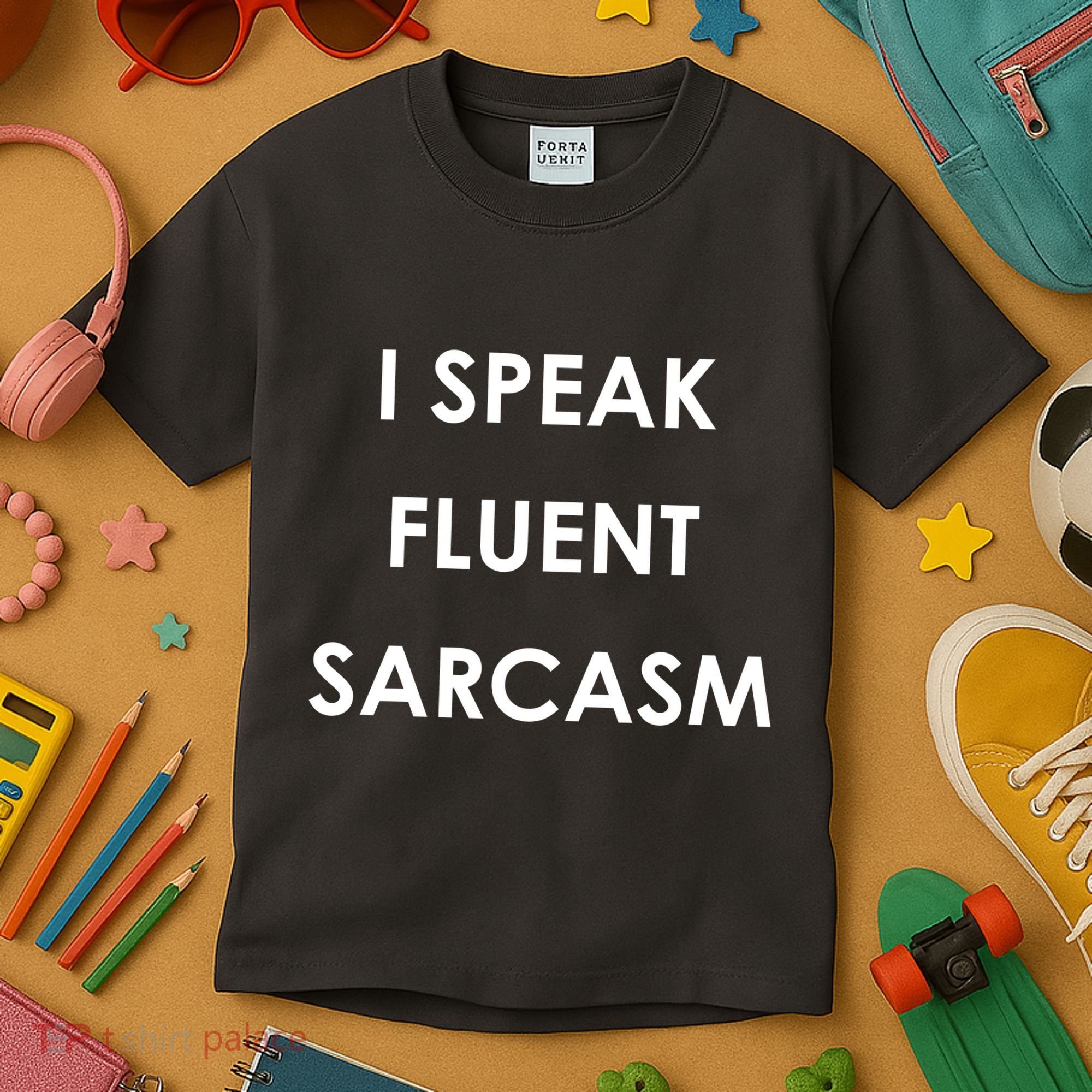 I Speak Fluent Sarcasm Kids T-Shirt