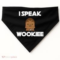 I Speak Wookiee USA-Made Doggie Bandana thumb 0