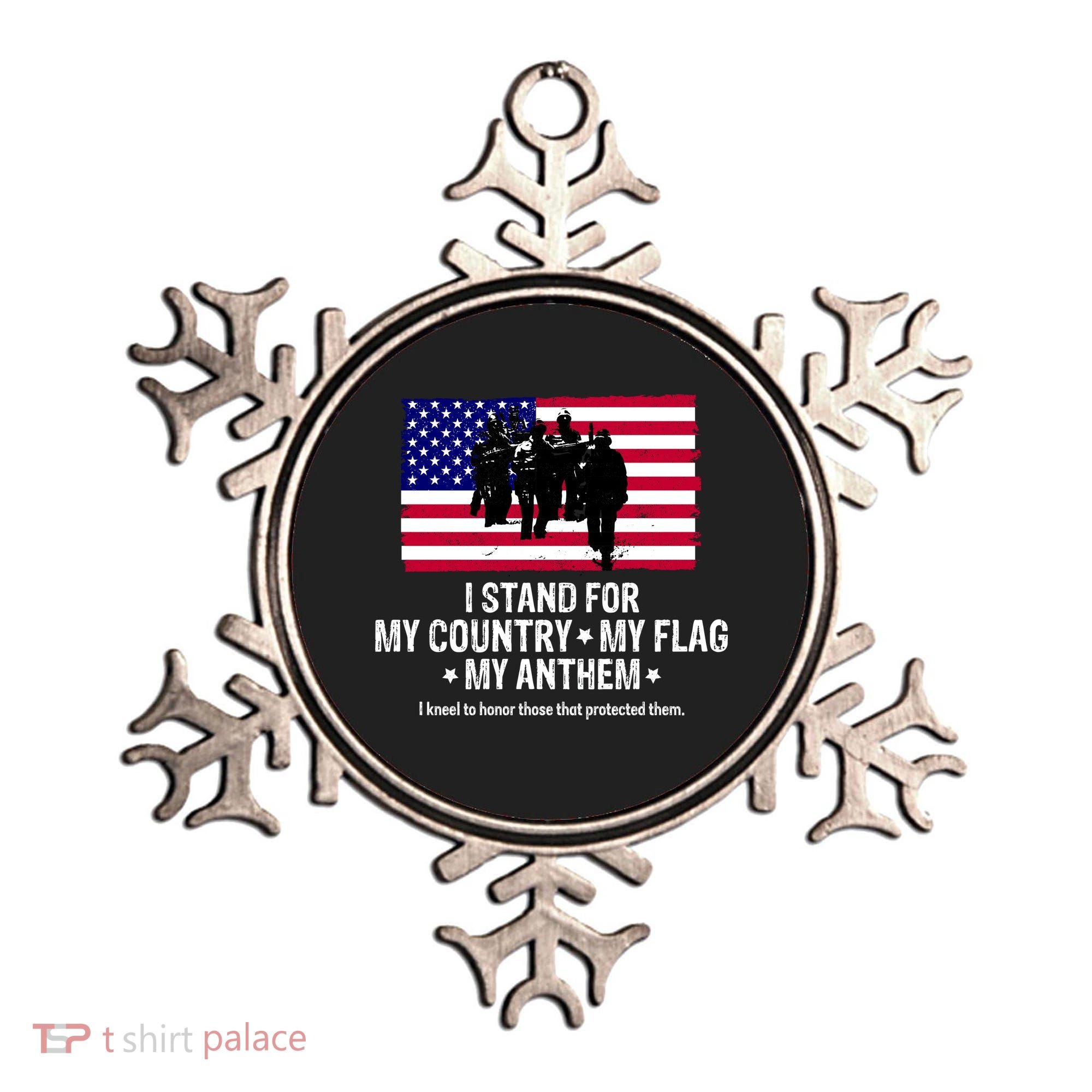 I Stand For My Country Flag My Anthem Ornament