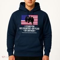 I Stand For My Country Flag My Anthem Hoodie thumb 2