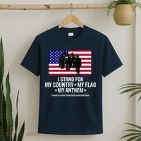 I Stand For My Country Flag My Anthem T-Shirt thumb 2