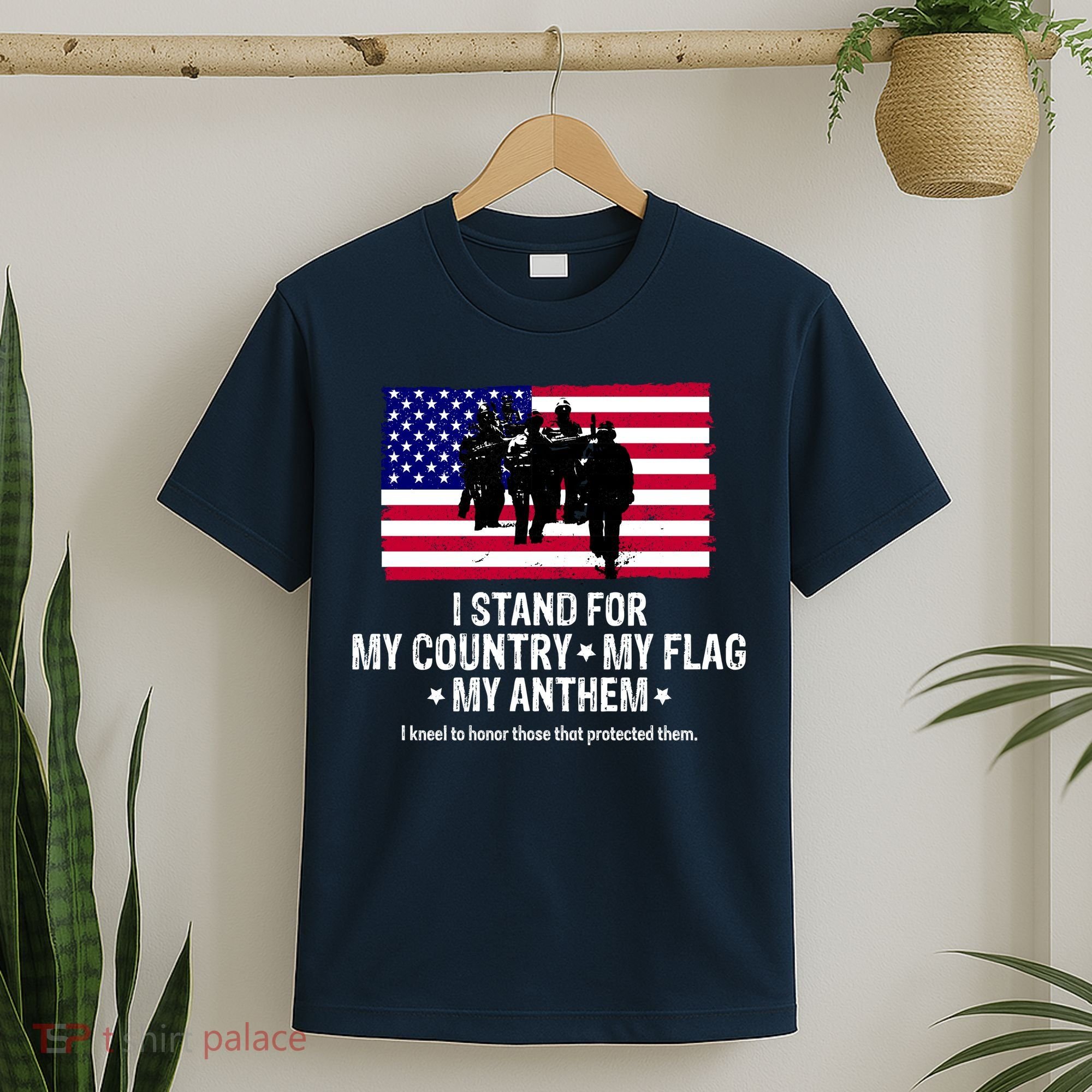 I Stand For My Country Flag My Anthem T-Shirt