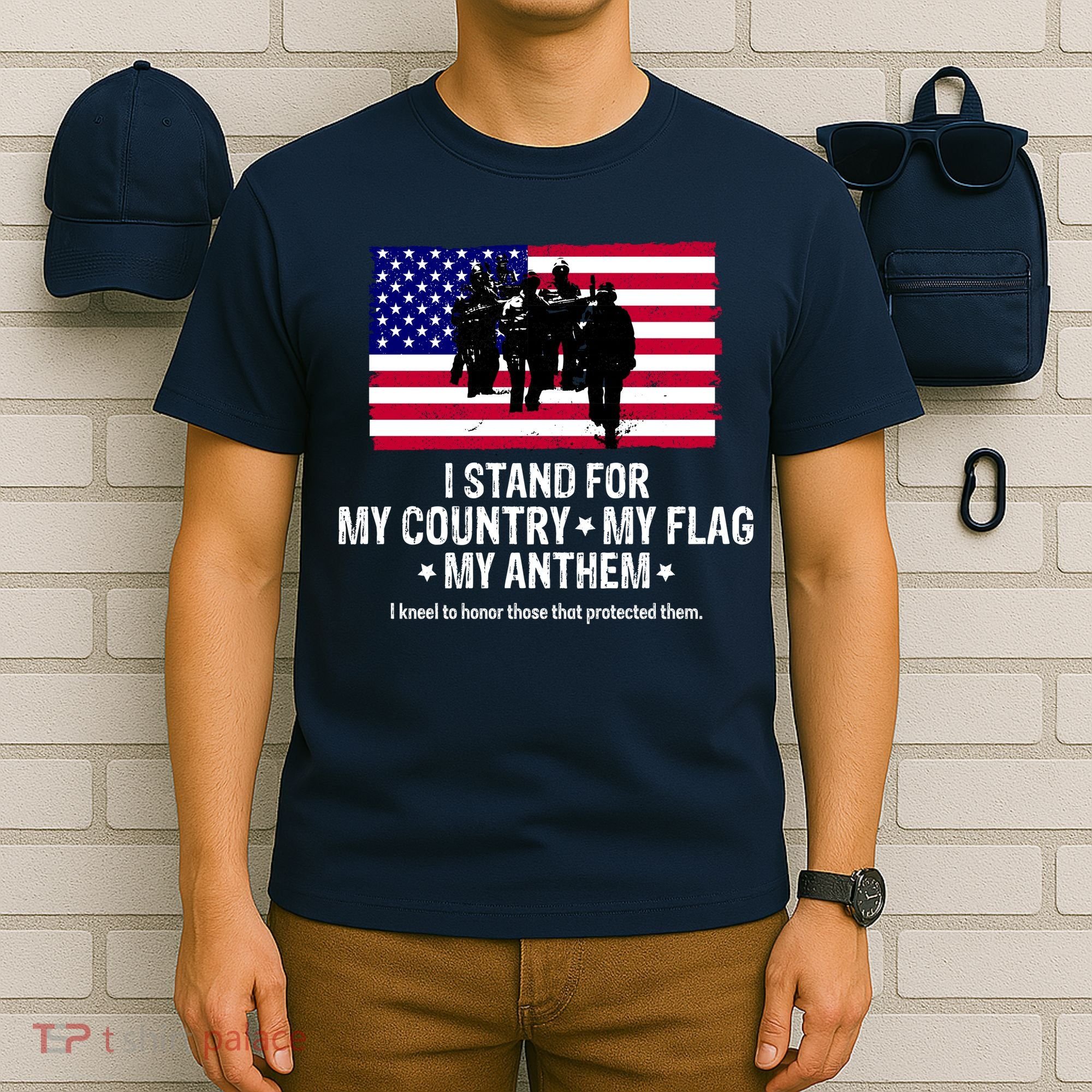 I Stand For My Country Flag My Anthem T-Shirt