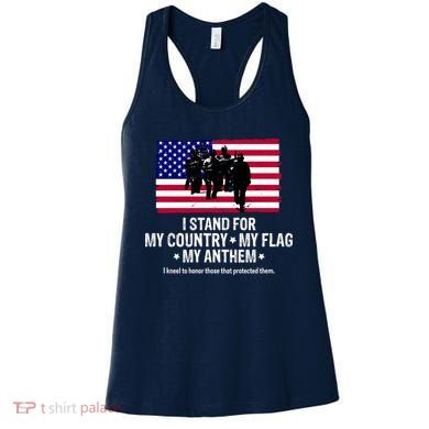 I Stand For My Country Flag My Anthem Women's Tank Top