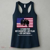 I Stand For My Country Flag My Anthem Women's Tank Top thumb 3