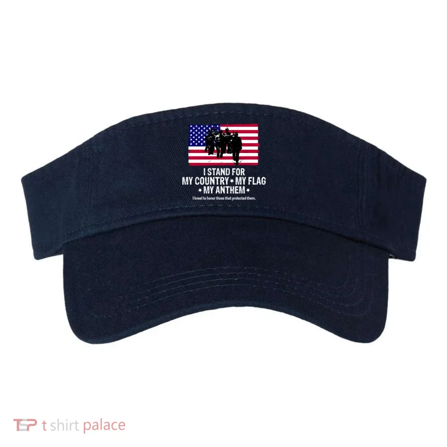 I Stand For My Country Flag My Anthem Visor