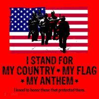 I Stand For My Country Flag My Anthem Santa Hat thumb 1