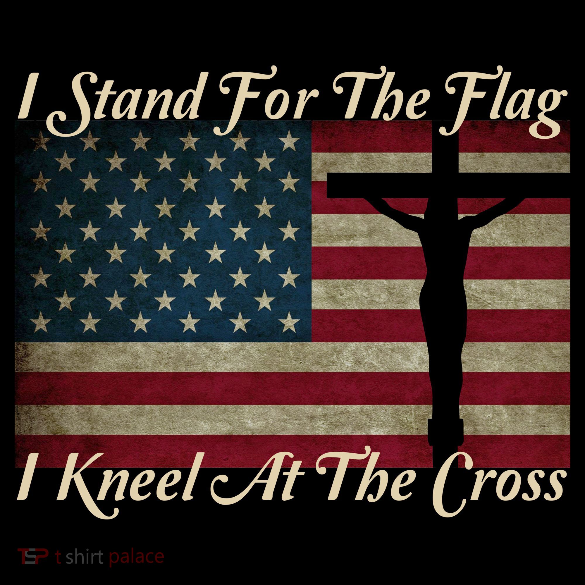 I Stand For The Flag And Kneel For The Cross Coffee Mug