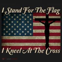 I Stand For The Flag And Kneel For The Cross Ornament thumb 1