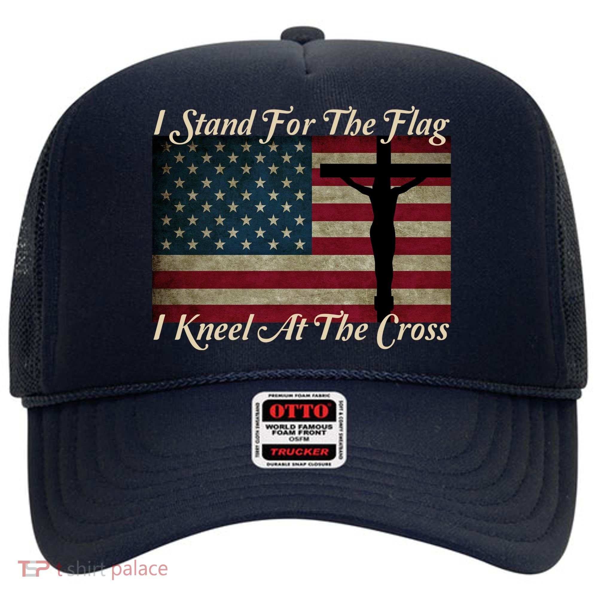 I Stand For The Flag And Kneel For The Cross Hat