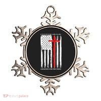 I Stand For the Flag And Kneel For The Cross Flag Ornament thumb 0