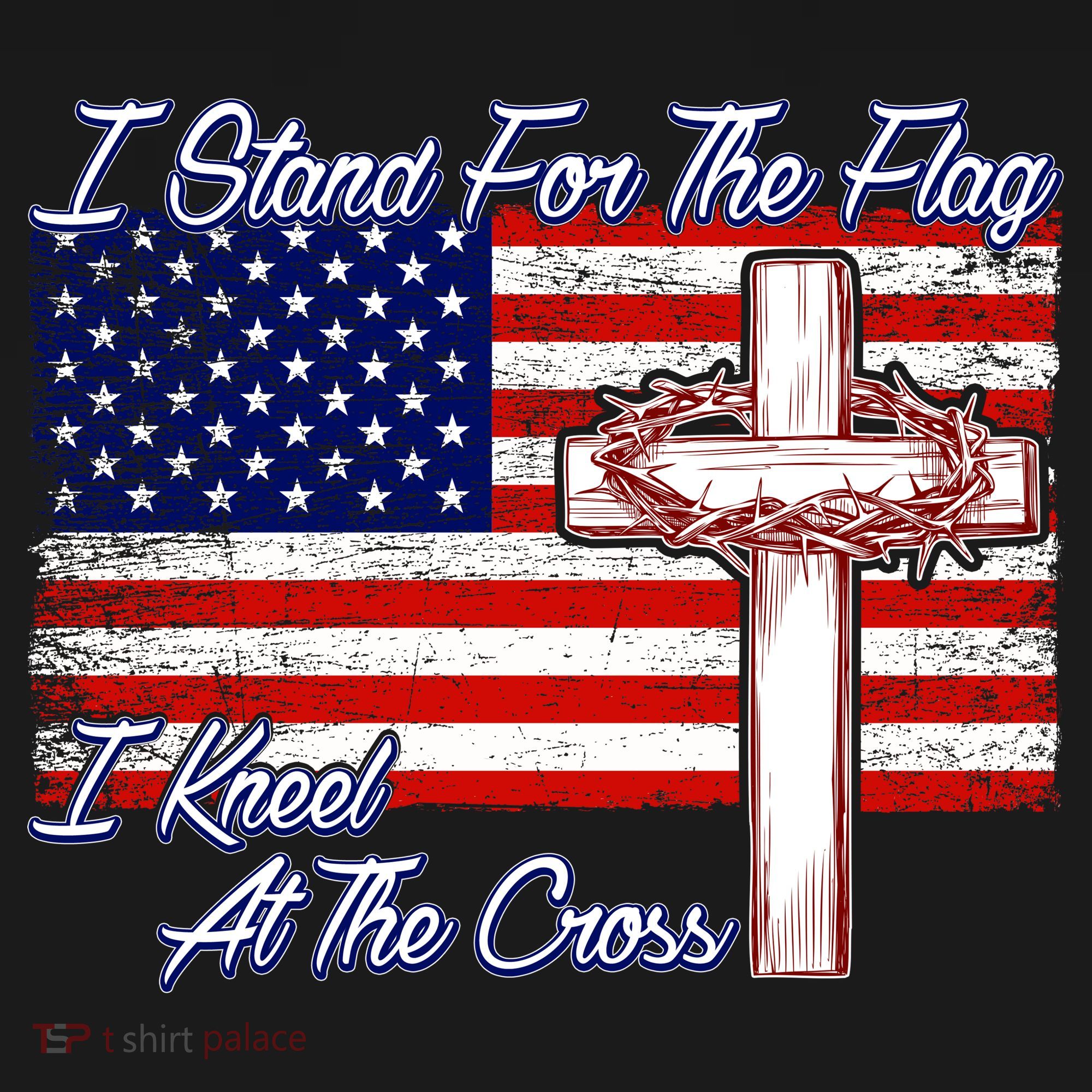 I Stand For The Flag I Kneel For The Cross Crown Of Thorns Baby Bodysuit