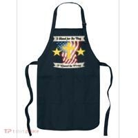 I Stand For The Flag I kneel To Pray America Apron thumb 0