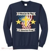 I Stand For The Flag I kneel To Pray America Sweatshirt thumb 0