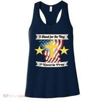 I Stand For The Flag I kneel To Pray America Women's Tank Top thumb 0