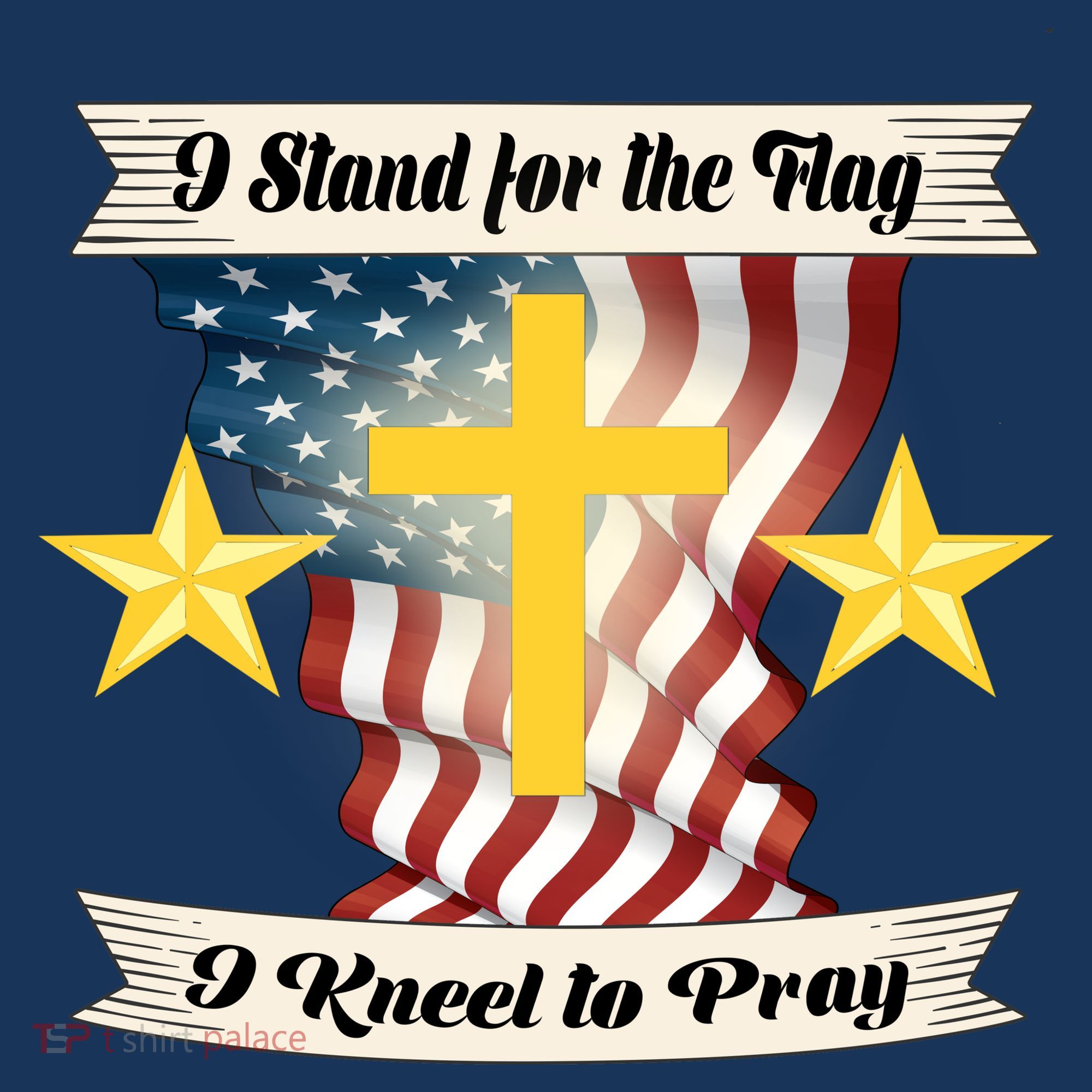 I Stand For The Flag I kneel To Pray America Women's Tank Top