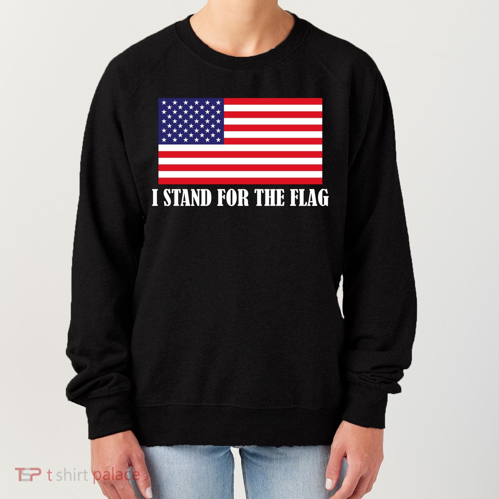 I Stand For The Flag USA National Anthem Women's Sweatshirt