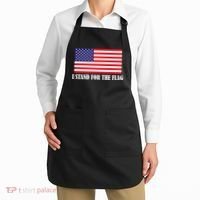 I Stand For The Flag USA National Anthem Apron thumb 2