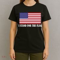 I Stand For The Flag USA National Anthem T-Shirt thumb 4