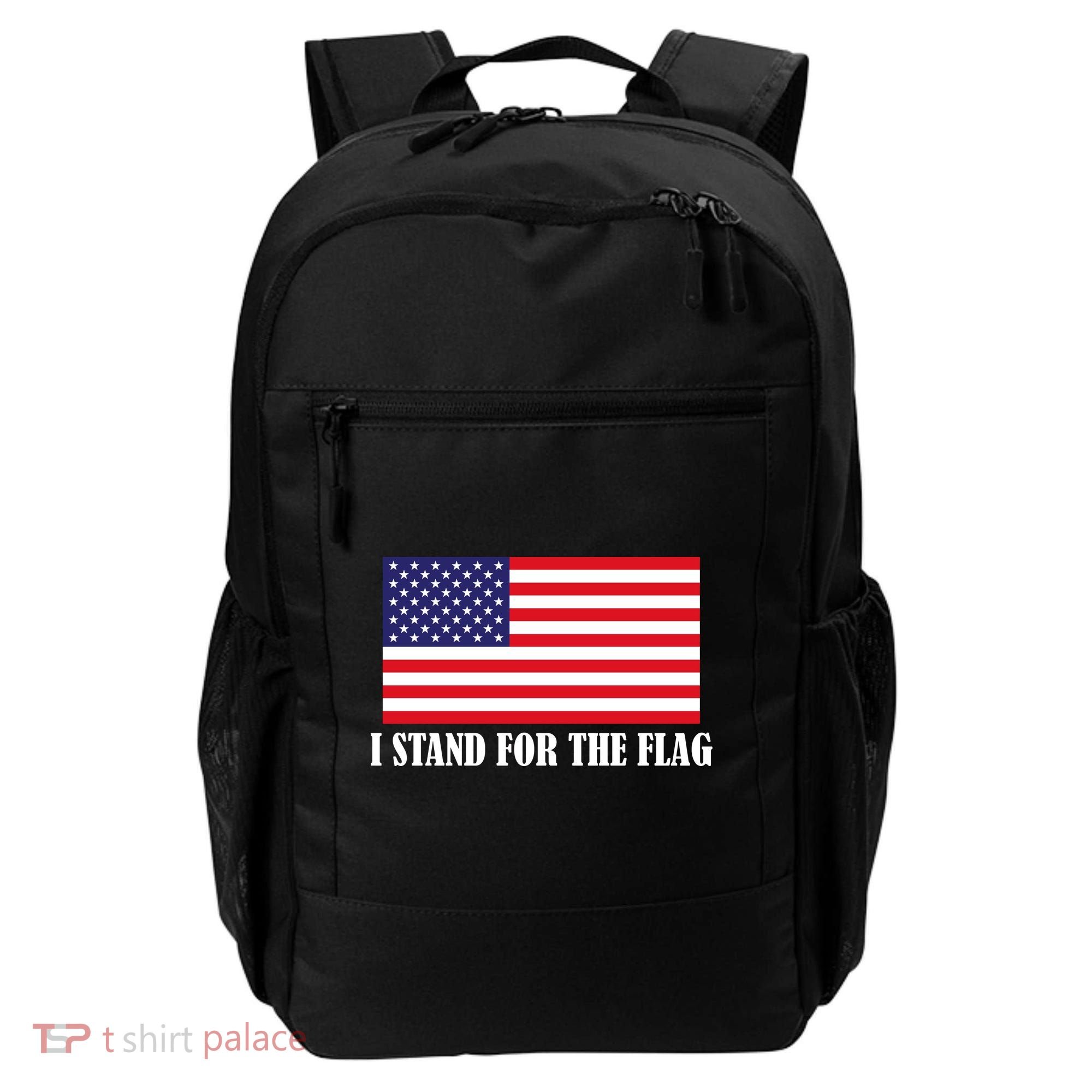 I Stand For The Flag USA National Anthem Backpack