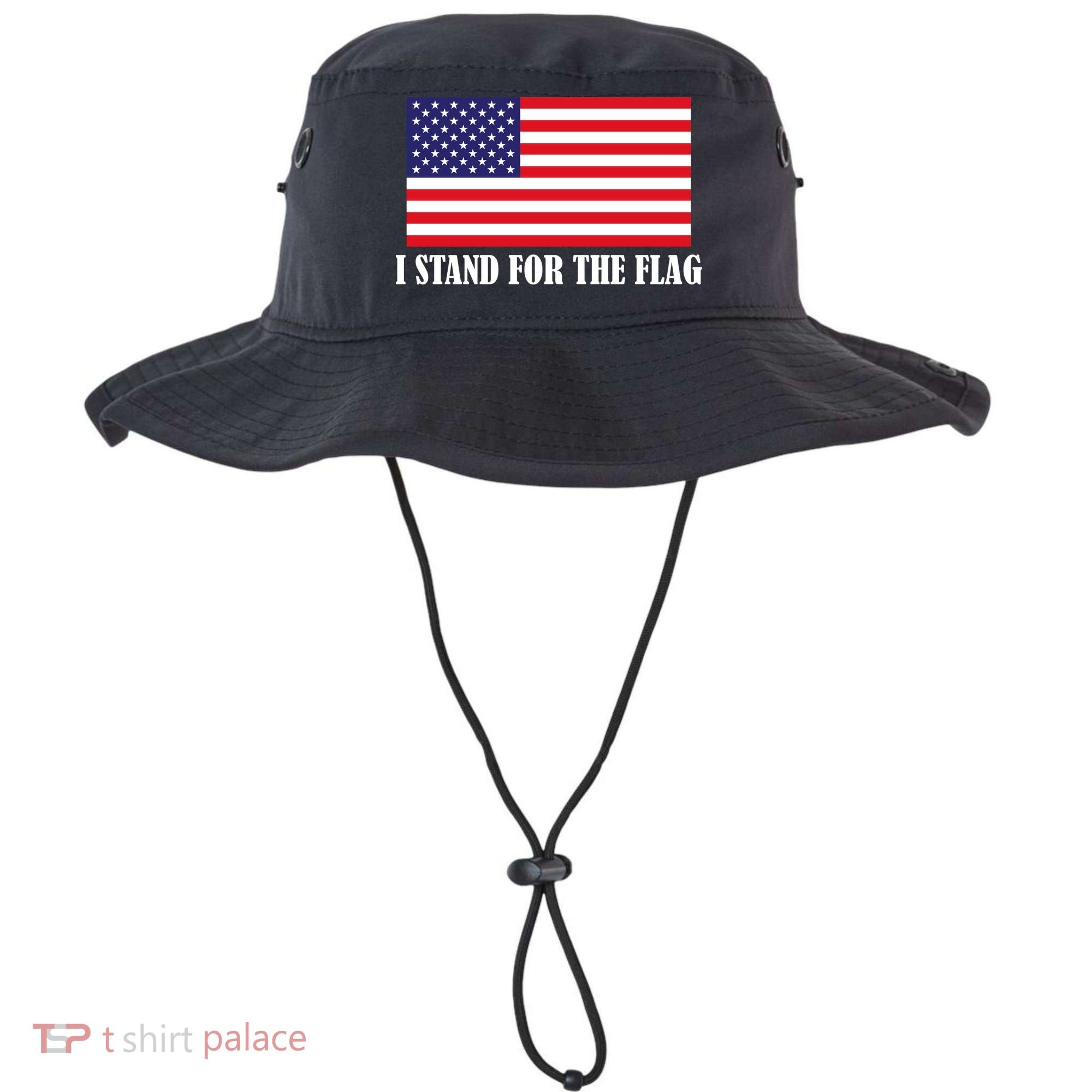 I Stand For The Flag USA National Anthem Bucket Hat