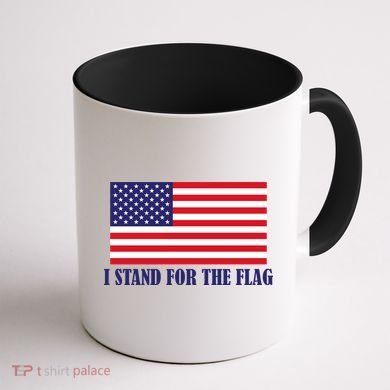 I Stand For The Flag USA National Anthem Coffee Mug back
