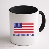 I Stand For The Flag USA National Anthem Coffee Mug thumb 1