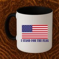 I Stand For The Flag USA National Anthem Coffee Mug thumb 2