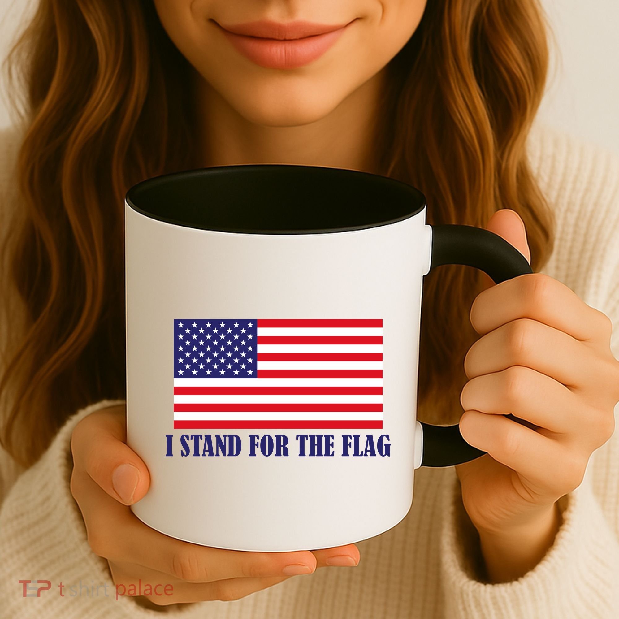 I Stand For The Flag USA National Anthem Coffee Mug