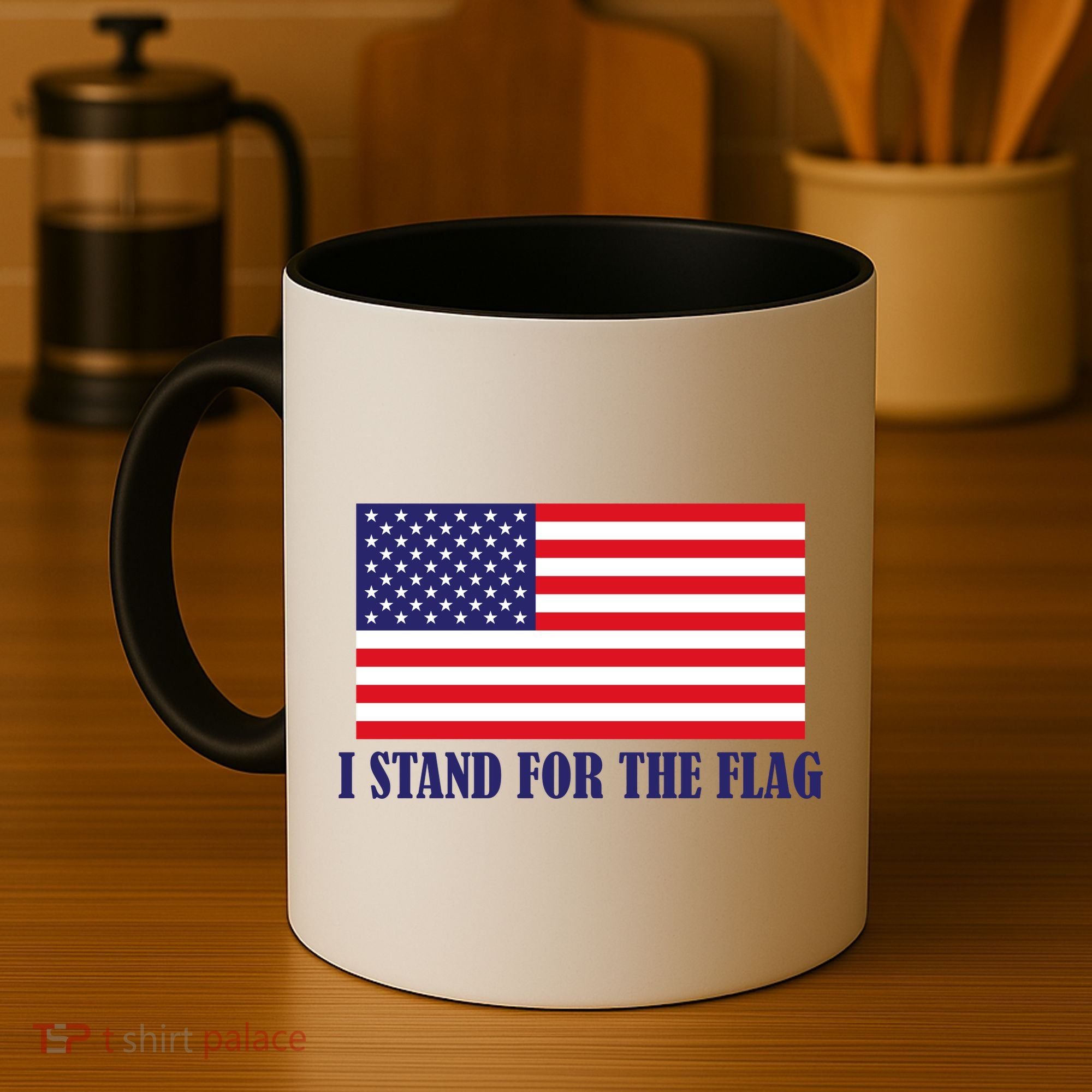 I Stand For The Flag USA National Anthem Coffee Mug