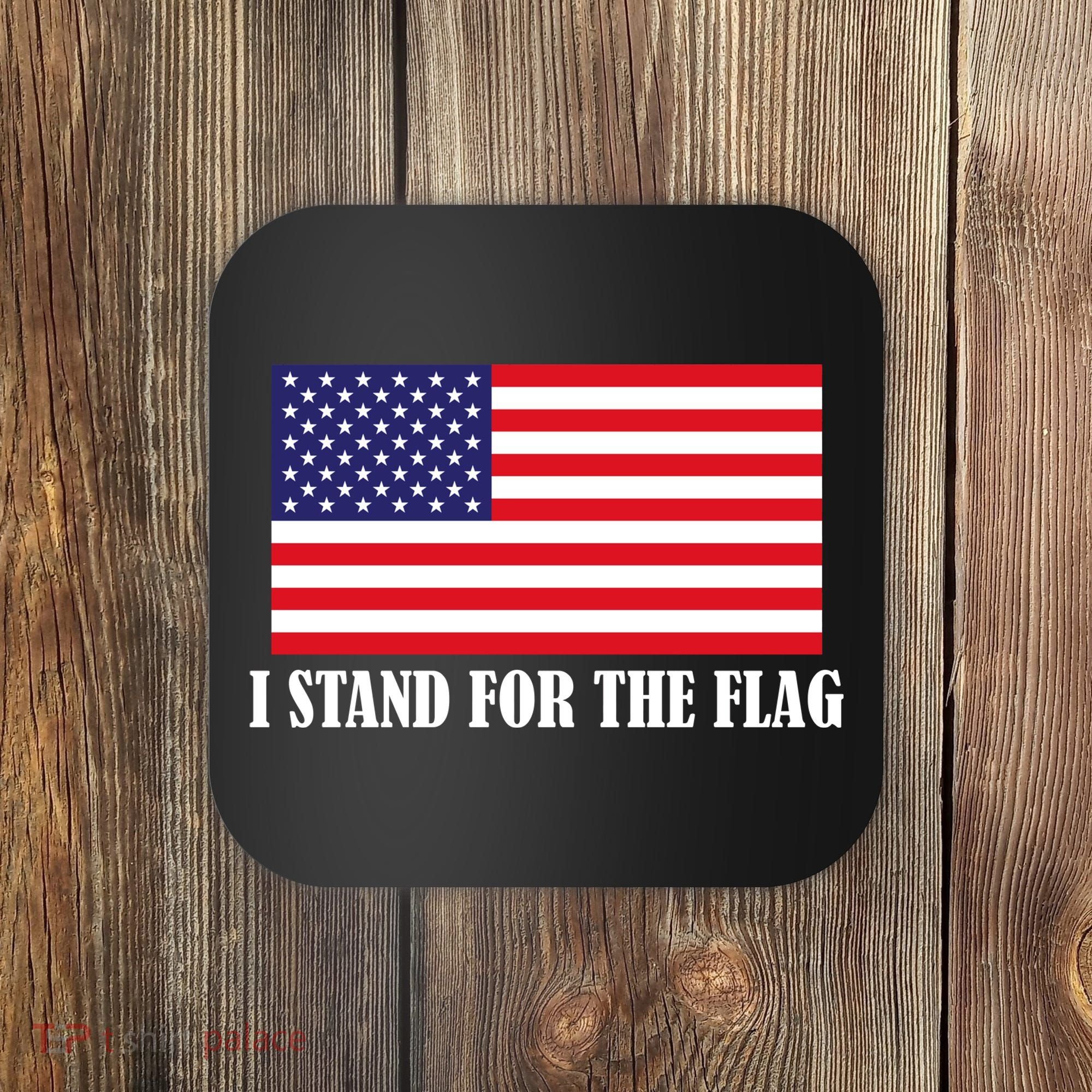 I Stand For The Flag USA National Anthem Coaster