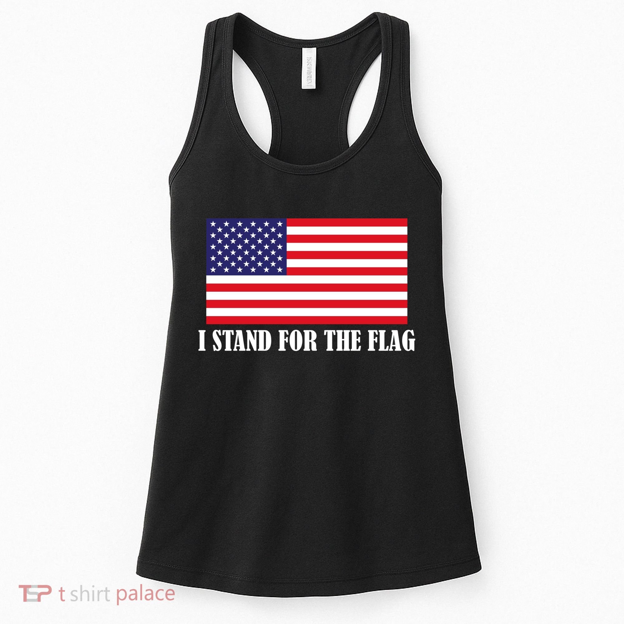 I Stand For The Flag USA National Anthem Women's Tank Top