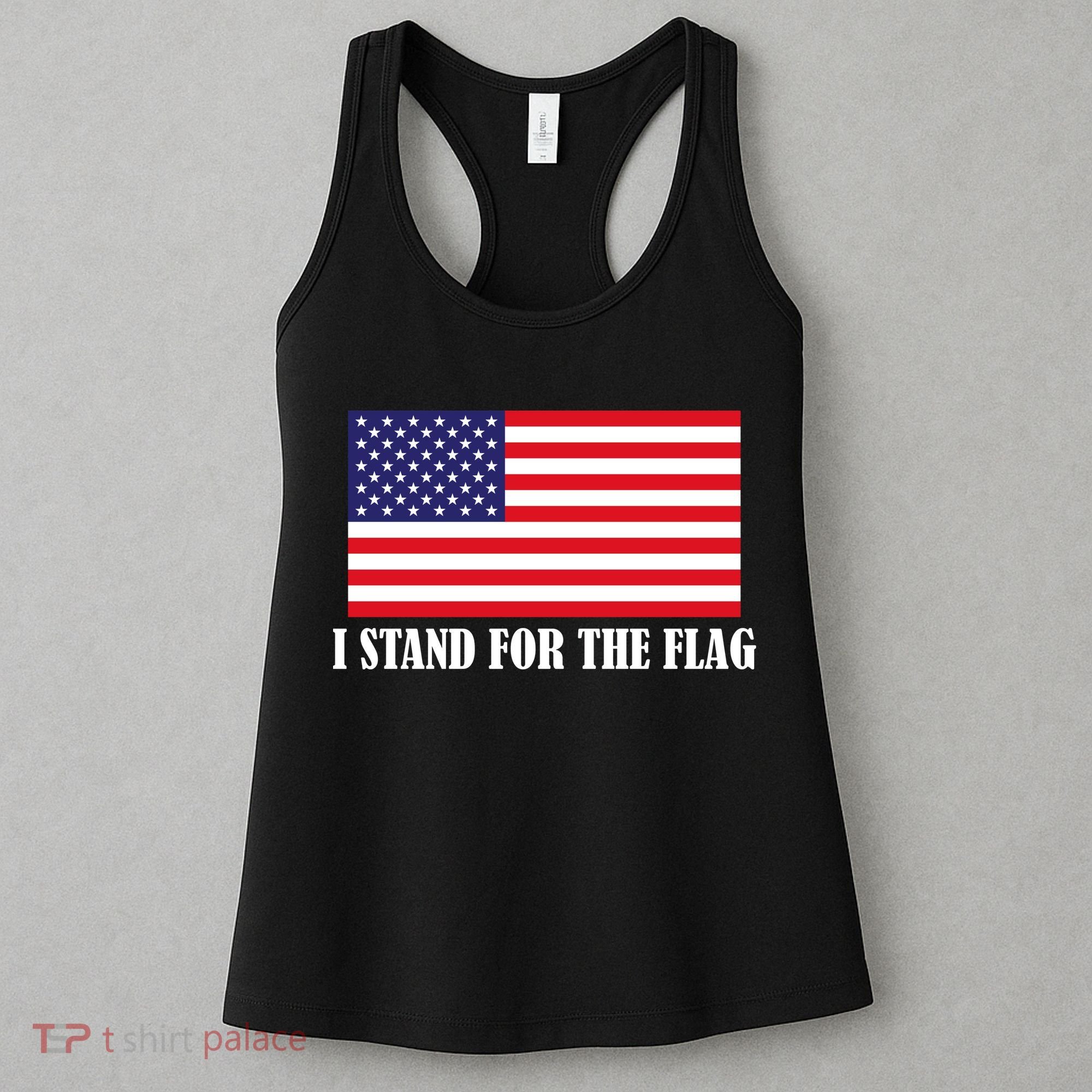 I Stand For The Flag USA National Anthem Women's Tank Top