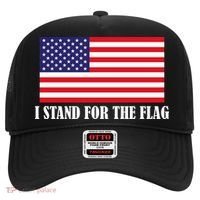 I Stand For The Flag USA National Anthem Hat thumb 0