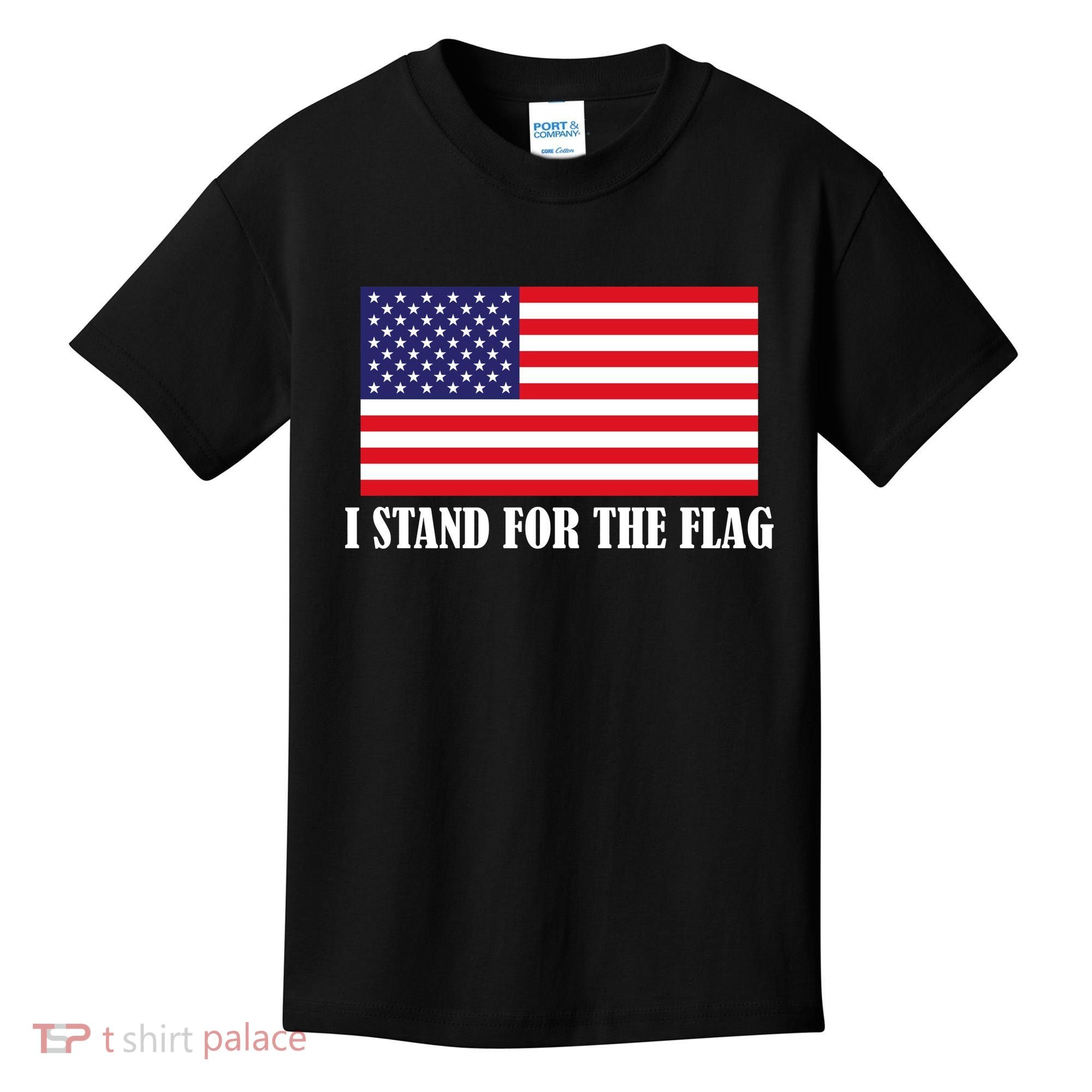 I Stand For The Flag USA National Anthem Kids T-Shirt
