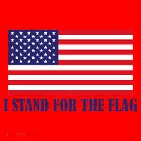 I Stand For The Flag USA National Anthem Santa Hat thumb 1