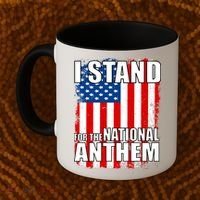 I Stand For The National Anthem Coffee Mug thumb 2
