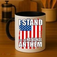I Stand For The National Anthem Coffee Mug thumb 4