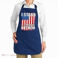 I Stand For The National Anthem Apron thumb 2