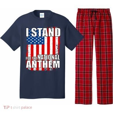 I Stand For The National Anthem Pajama Set
