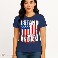I Stand For The National Anthem Women's T-Shirt thumb 4