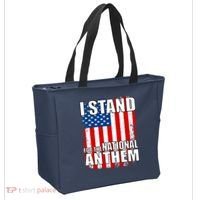 I Stand For The National Anthem Tote Bag thumb 2