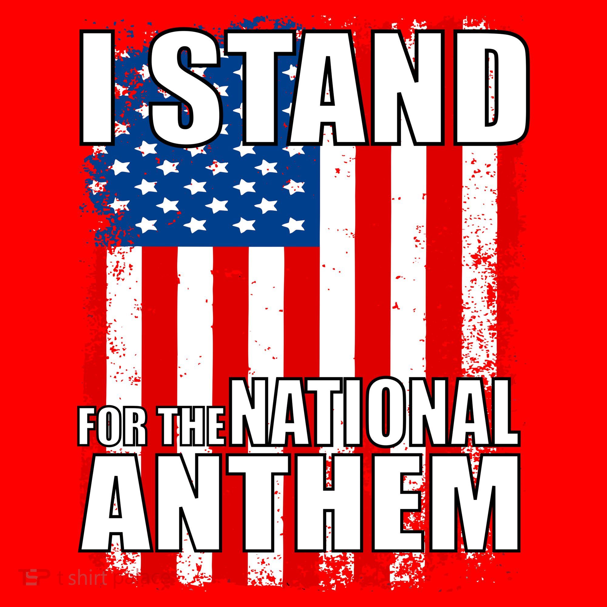 I Stand For The National Anthem Santa Hat